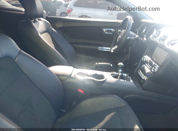 1FA6P8CF1H5209112 2017 FORD MUSTANG Blue წინა სალონის ხედი