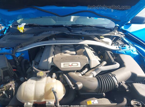 1FA6P8CF1H5209112 2017 FORD MUSTANG Blue უკანა ხედი