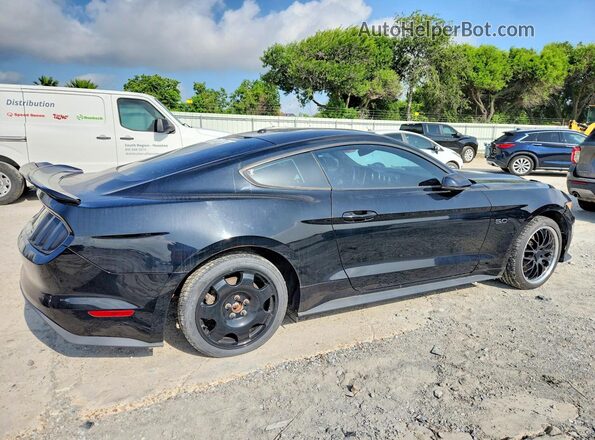 1FA6P8CF1H5210051 2017 FORD MUSTANG Black Задня права чверть