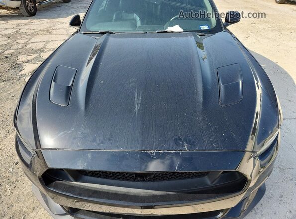 1FA6P8CF1H5210051 2017 FORD MUSTANG Black Вид задньої частини салону