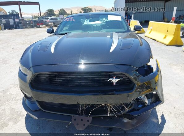 1FA6P8CF1H5229408 2017 FORD MUSTANG Black უკანა სალონის ხედი