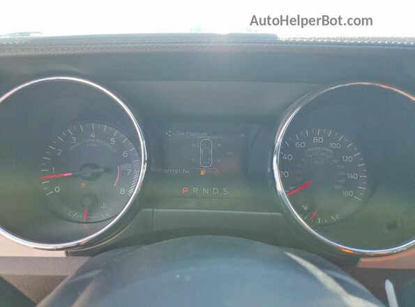 1FA6P8CF1H5239131 2017 FORD MUSTANG Black Vista del cuadro de instrumentos