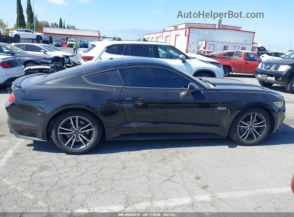 1FA6P8CF1H5279239 2017 FORD MUSTANG Black Widok wnętrza z tyłu