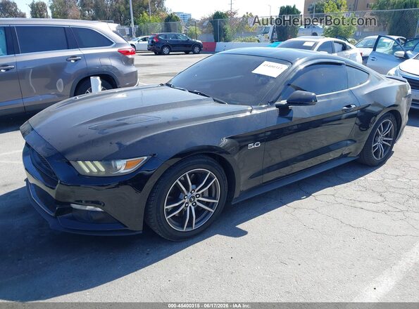 1FA6P8CF1H5279239 2017 FORD MUSTANG Black Przód lewy