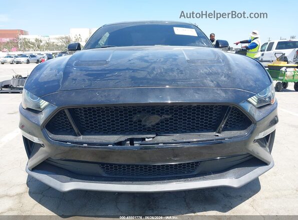 1FA6P8CF1J5146695 2018 FORD MUSTANG Black უკანა სალონის ხედი