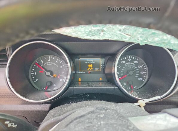 1FA6P8CF1N5120880 2022 FORD MUSTANG Black ხელსაწყოთა პანელის ხედი