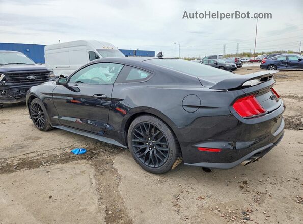 1FA6P8CF1N5120880 2022 FORD MUSTANG Black უკანა მარცხენა