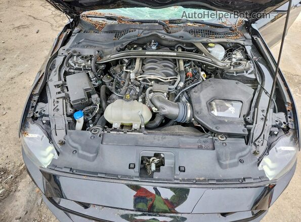 1FA6P8CF1N5120880 2022 FORD MUSTANG Black უკანა სალონის ხედი