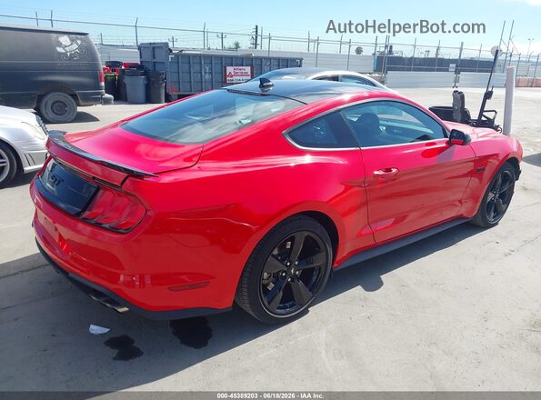 1FA6P8CF1N5144046 2022 FORD MUSTANG Красный Задняя правая четверть
