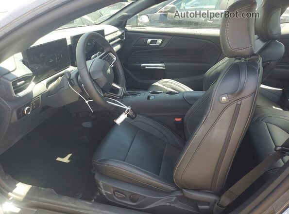 1FA6P8CF1T5407729 2026 FORD MUSTANG Серый Вид салона спереди