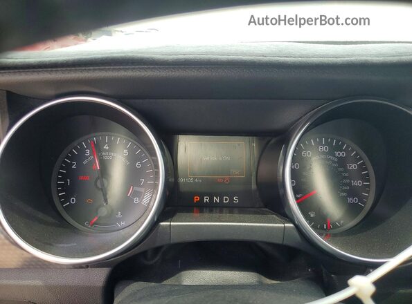 1FA6P8CF2K5192585 2019 FORD MUSTANG Gray Instrument cluster view