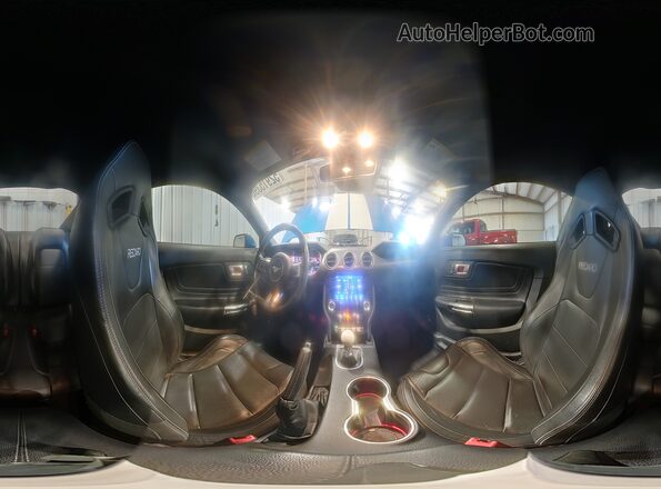 1FA6P8CF2K5204850 2019 FORD MUSTANG Blue 360 interior view