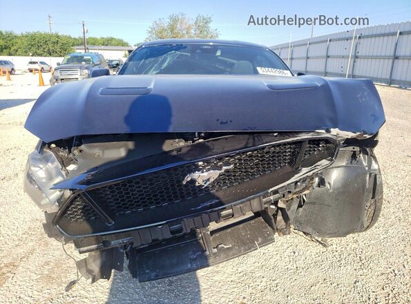 1FA6P8CF2M5147973 2021 FORD MUSTANG Черный Вид спереди