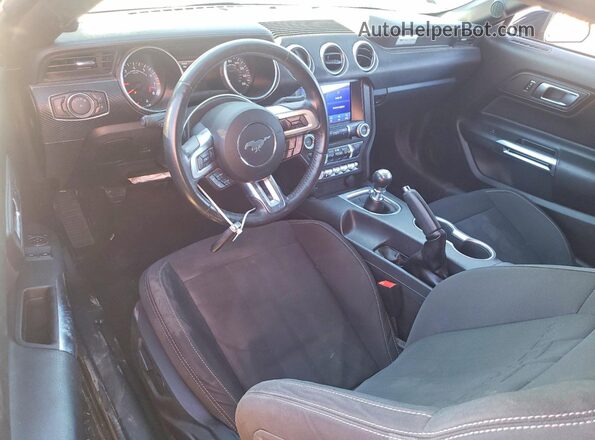 1FA6P8CF2M5147973 2021 FORD MUSTANG Черный Вид панели приборов