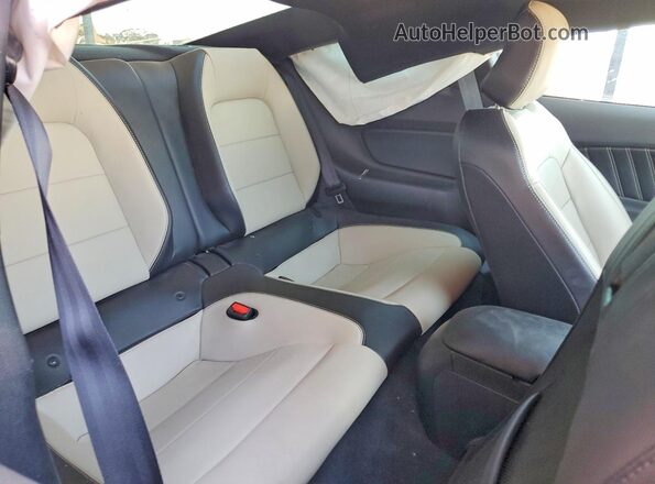 1FA6P8CF2N5111833 2022 FORD MUSTANG Blue Vista de los asientos traseros
