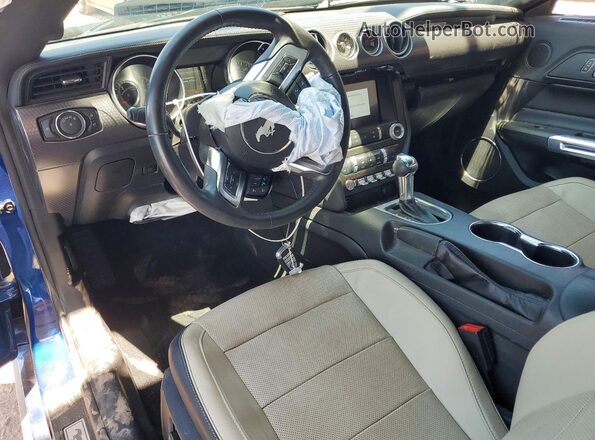 1FA6P8CF2N5111833 2022 FORD MUSTANG Blue Vista del salpicadero