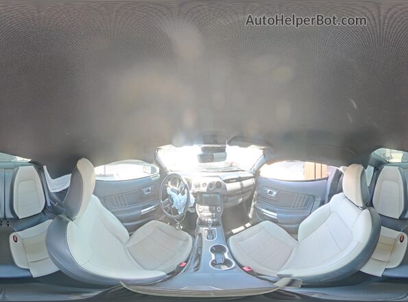 1FA6P8CF2N5111833 2022 FORD MUSTANG Blue Vista de la etiqueta del VIN