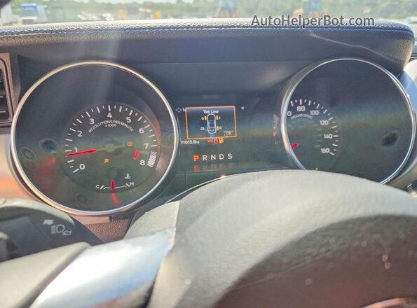 1FA6P8CF2N5132858 2022 FORD MUSTANG Silver ხელსაწყოთა პანელის ხედი