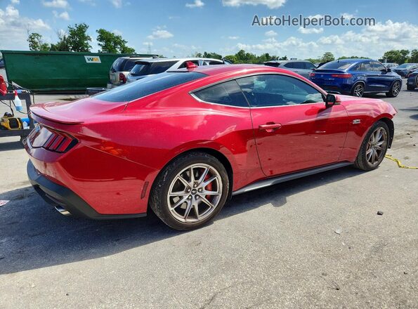 1FA6P8CF2R5402404 2024 FORD MUSTANG Red Tył prawy