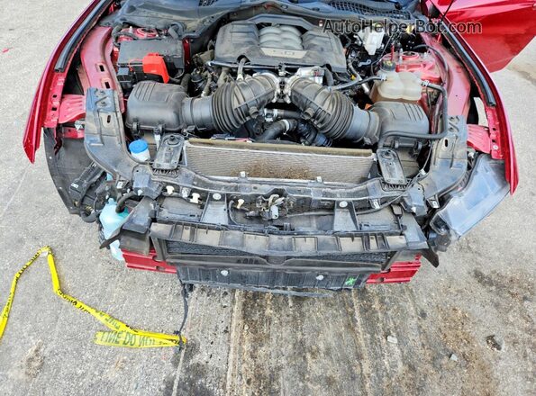 1FA6P8CF2R5402404 2024 FORD MUSTANG Red Widok wnętrza z tyłu
