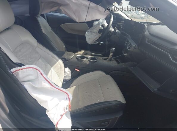 1FA6P8CF2R5415640 2024 FORD MUSTANG Silver Front interior view