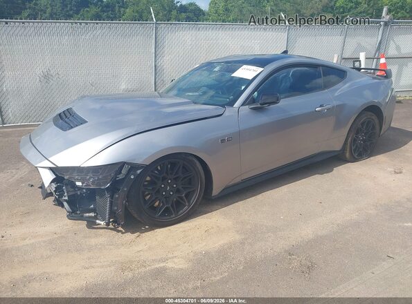 1FA6P8CF2R5415640 2024 FORD MUSTANG Silver Front left