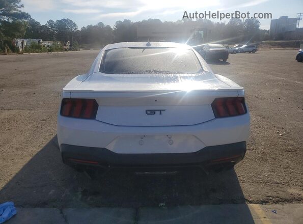 1FA6P8CF2R5417775 2024 FORD MUSTANG White უკანა ხედი