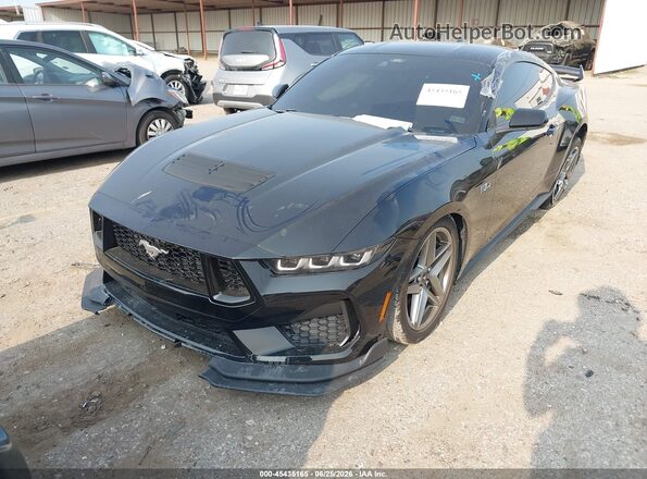 1FA6P8CF2R5422412 2024 FORD MUSTANG Black Դիմացի տեսք