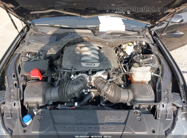 1FA6P8CF2R5422412 2024 FORD MUSTANG Black Հետևի տեսք
