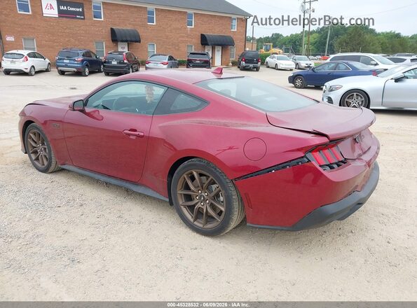 1FA6P8CF2S5410962 2025 FORD MUSTANG Красный Задняя левая четверть