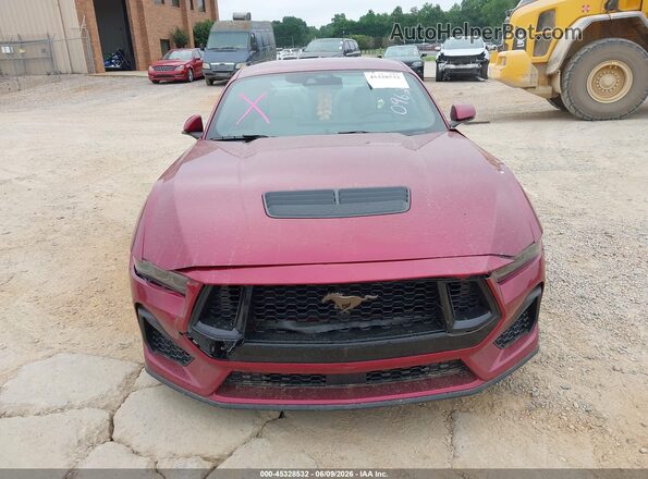 1FA6P8CF2S5410962 2025 FORD MUSTANG Красный Вид щитка приборов