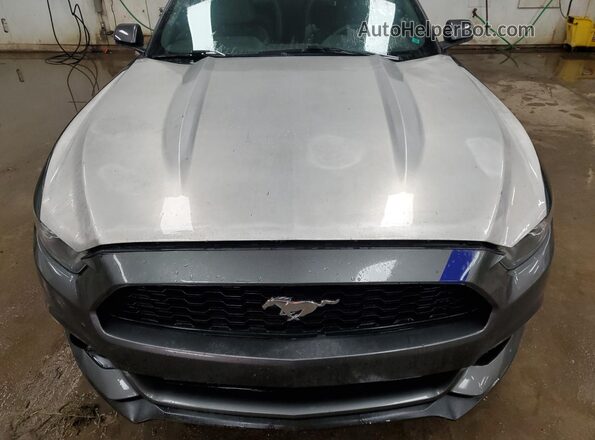 1FA6P8CF3G5283937 2016 FORD MUSTANG Gray Rear interior view