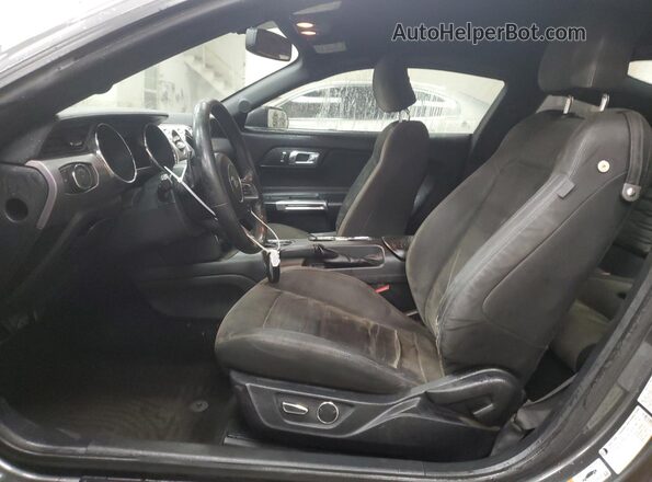1FA6P8CF3G5283937 2016 FORD MUSTANG Gray Front interior view