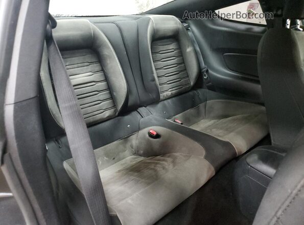 1FA6P8CF3G5283937 2016 FORD MUSTANG Gray Rear seats view