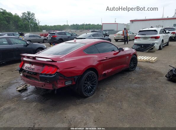 1FA6P8CF3J5101080 2018 FORD MUSTANG Red უკანა მარჯვენა