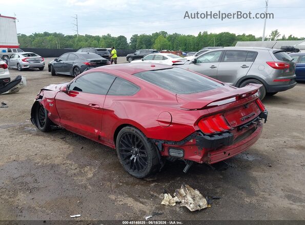 1FA6P8CF3J5101080 2018 FORD MUSTANG Red უკანა მარცხენა