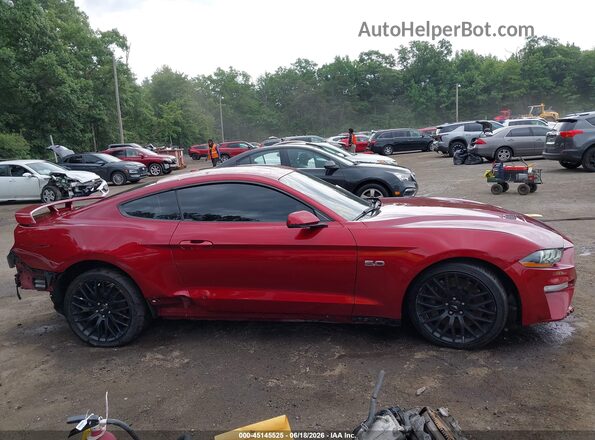 1FA6P8CF3J5101080 2018 FORD MUSTANG Red სალონის 360-გრადუსიანი ხედი