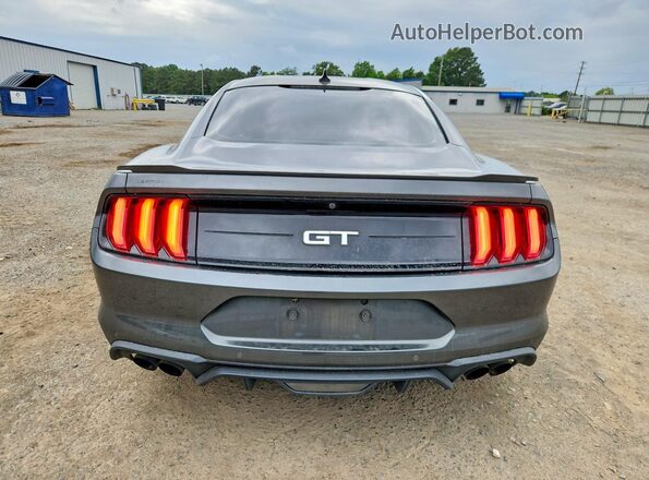 1FA6P8CF3L5167325 2020 FORD MUSTANG Gray Vista trasera