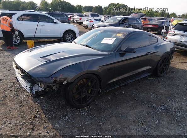 1FA6P8CF3L5170886 2020 FORD MUSTANG Gray Front left