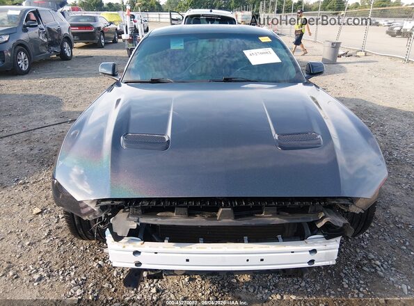 1FA6P8CF3L5170886 2020 FORD MUSTANG Gray Rear interior view