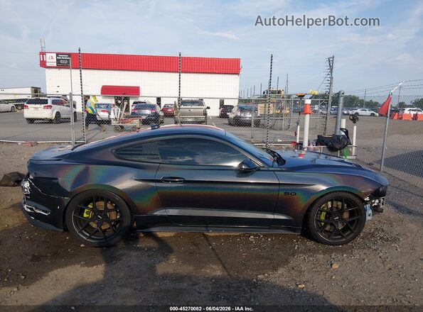 1FA6P8CF3L5170886 2020 FORD MUSTANG Gray 360 interior view