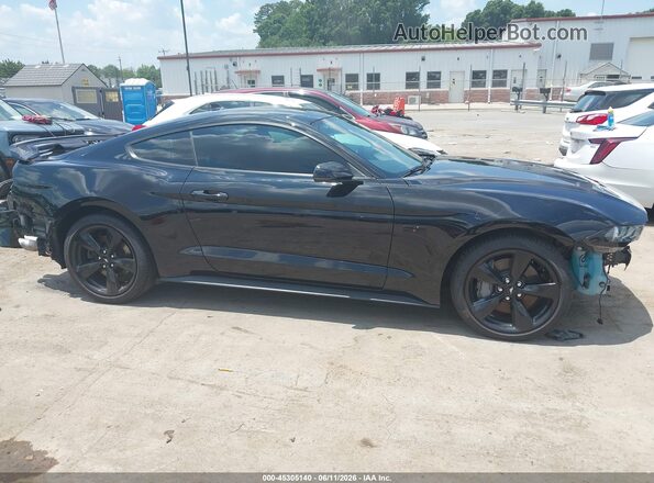 1FA6P8CF3N5132187 2022 FORD MUSTANG Black სალონის 360-გრადუსიანი ხედი