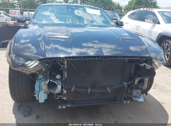 1FA6P8CF3N5132187 2022 FORD MUSTANG Black უკანა სალონის ხედი