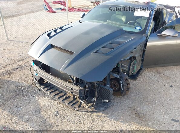 1FA6P8CF3R5403609 2024 FORD MUSTANG Серый Вид спереди