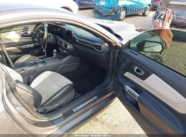 1FA6P8CF3R5403609 2024 FORD MUSTANG Серый Вид салона спереди