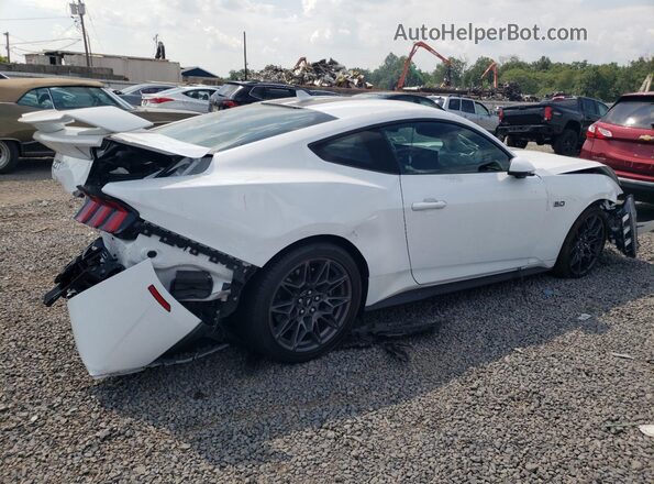 1FA6P8CF3R5408132 2024 FORD MUSTANG White Задня права чверть