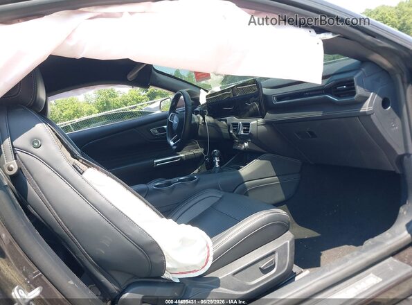 1FA6P8CF3R5410981 2024 FORD MUSTANG Black Front interior view