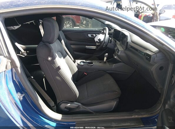 1FA6P8CF3R5422628 2024 FORD MUSTANG Blue Սալոնի դիմացի տեսք