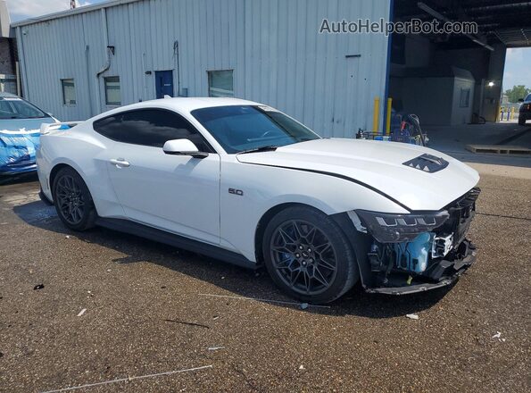 1FA6P8CF3R5423469 2024 FORD MUSTANG White Передня права чверть