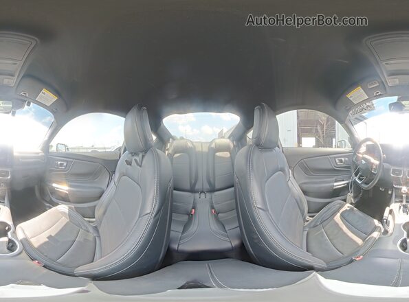 1FA6P8CF3R5423469 2024 FORD MUSTANG White Панорамний вид салону 360°